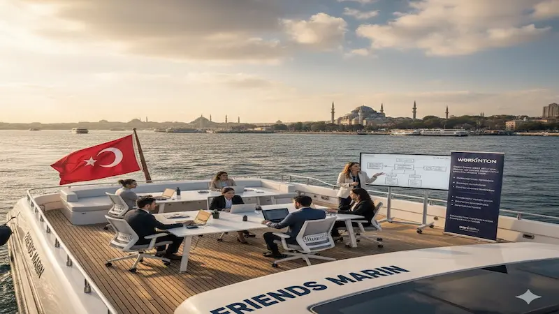 Gezi turları, deniz organizasyonları ve özel etkinlikler